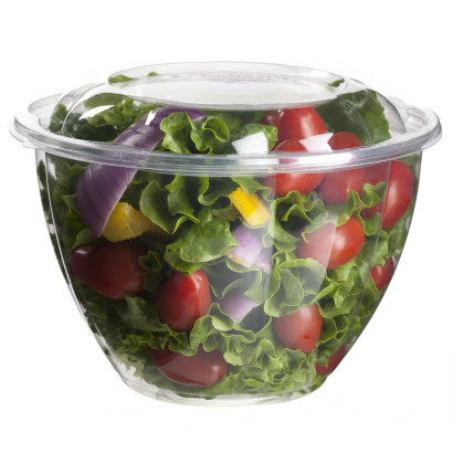 Salad Bowl Container Products on White Background